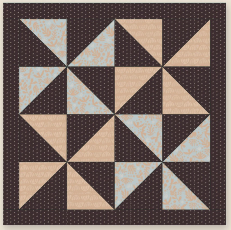 Glacier Pinwheels Quilted Carriers