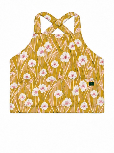 Gold Irises Smock Aprons