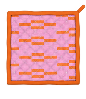 Lucky Loom Southwest Pink Pot Holders