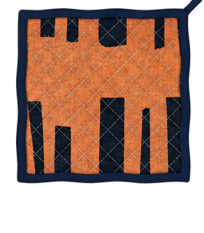 Imprevue Stripes Brown Pot Holders