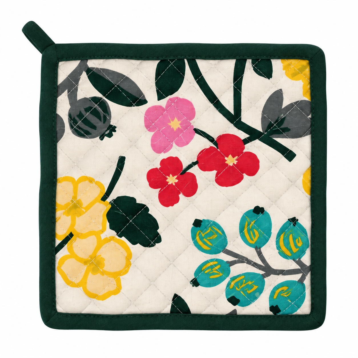Retro Flower Yellow reverse view