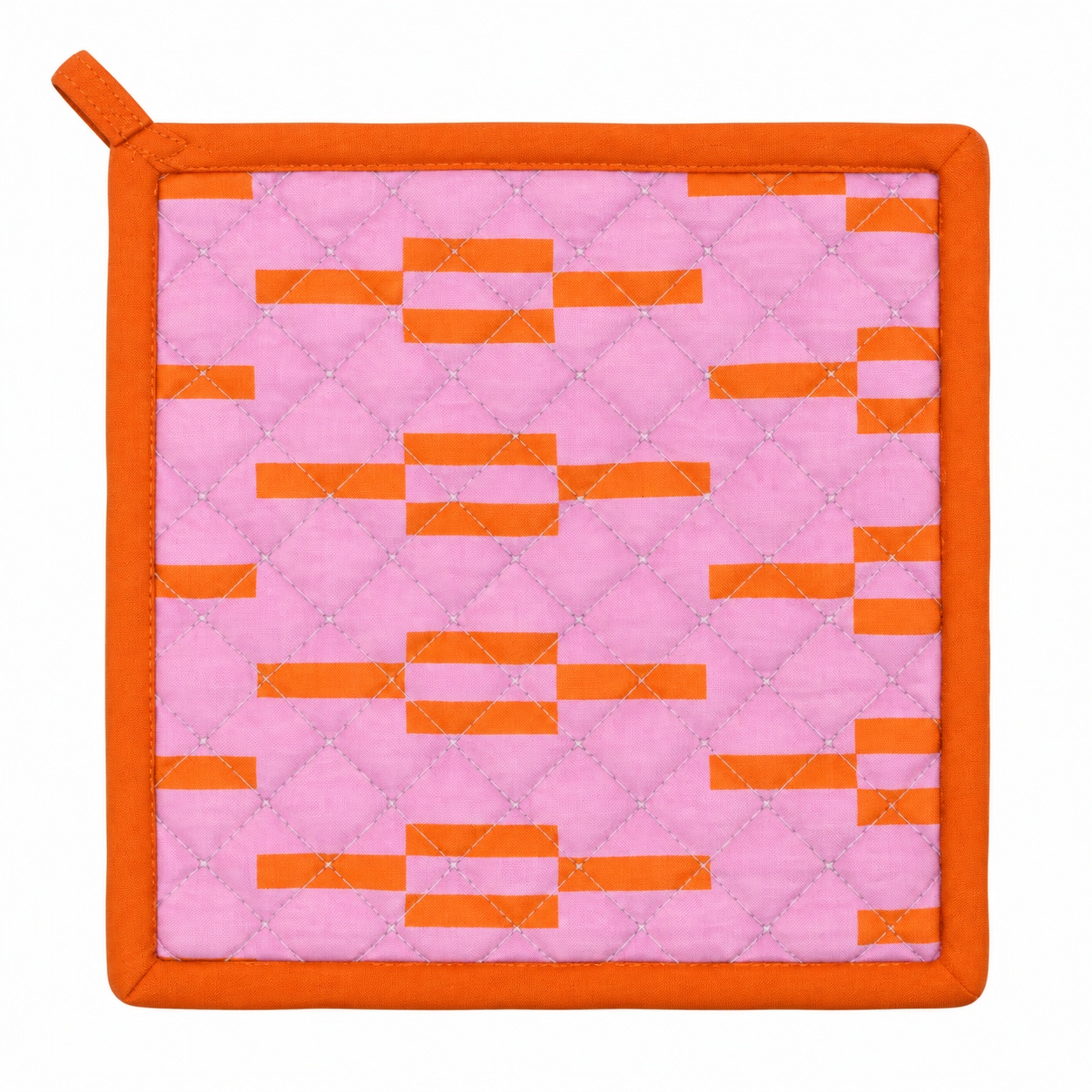 Lucky Loom Southwest Pink reverse view